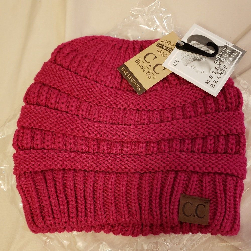💥💥Messy bun beanie